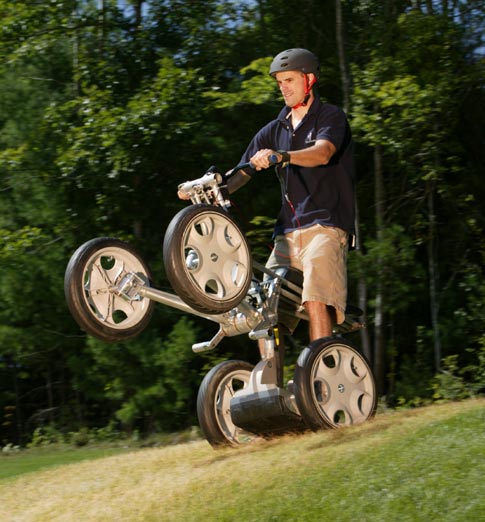 man riding segway centaur